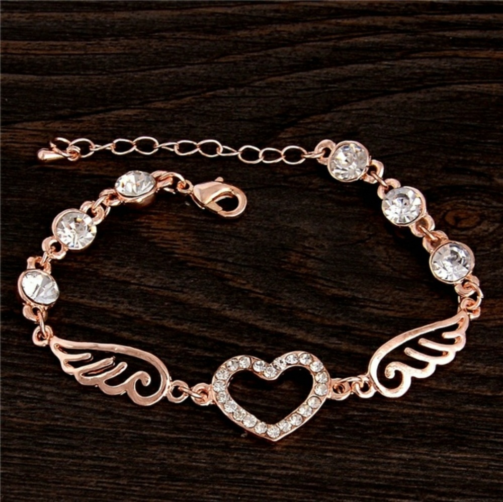 CELESTIAL ANGEL WINGS 💛 BRACLET - Picture 2 of 2